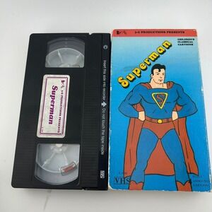 Superman Vol II VHS 1987 Children's Cartoon 3-G Productions Animated